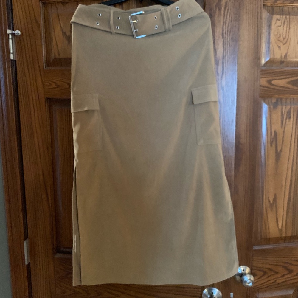 Long straight skirt